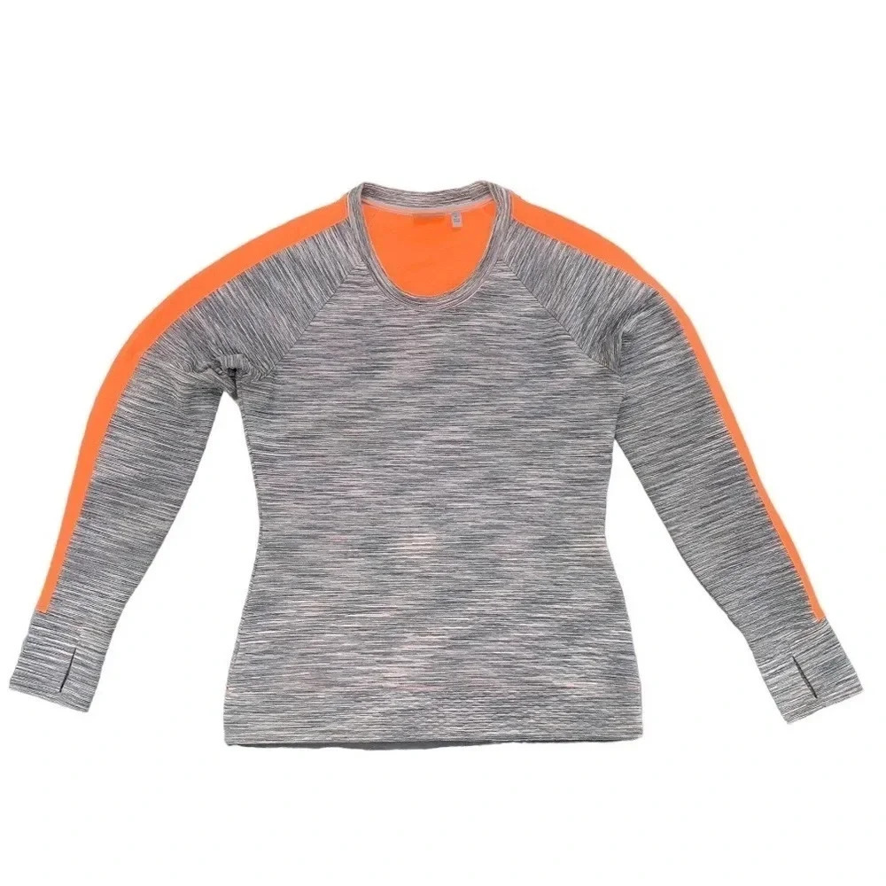 Athleta Snowscape Quilted Spacedye Sweatshirt Size: M Athleta - Picture 2 of 6